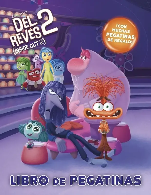 Del Revés 2: Libro de Pegatinas - Actividades Creativas para Niños Disney Pixar